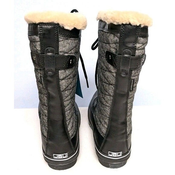 Women's NIB JBU by Jambu Lorna Weather Ready Snow Black/Gray Boots 10 M - Picture 5 of 11